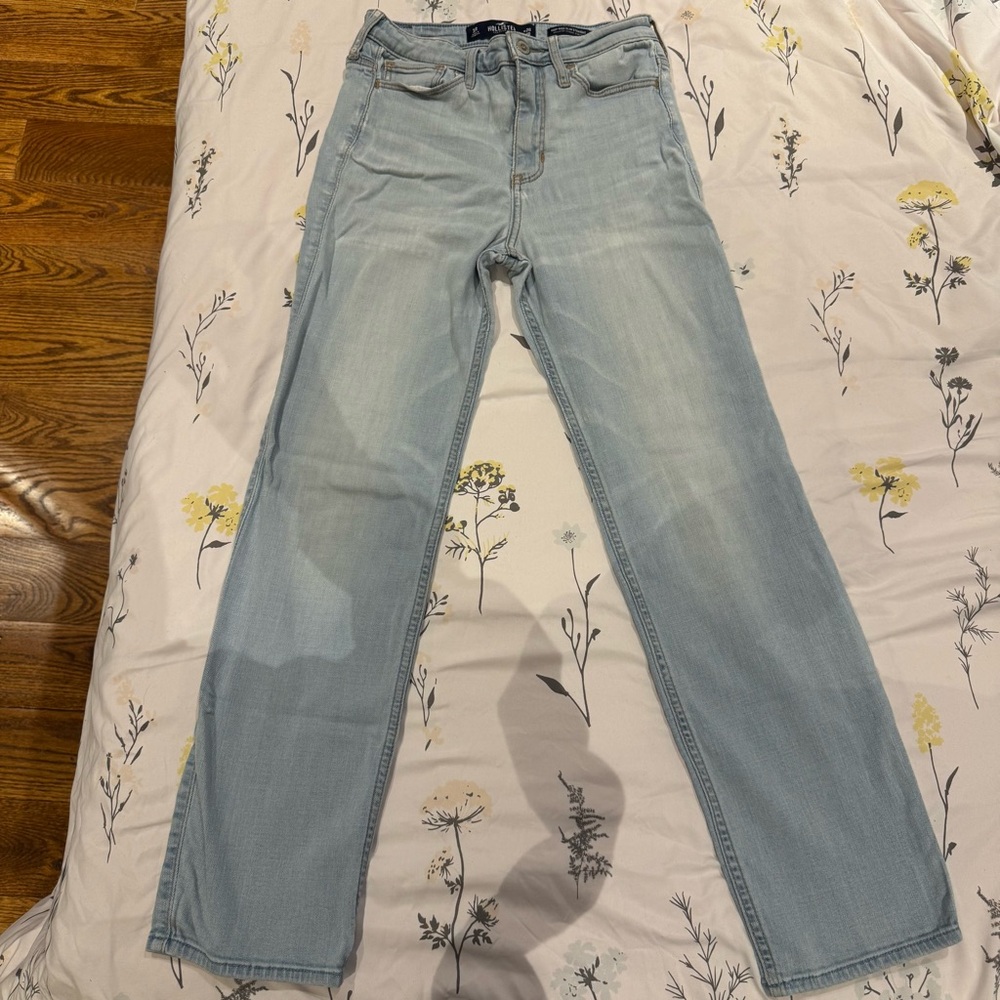 Hollister High-Rise Slim Straight Jeans, Size 3R